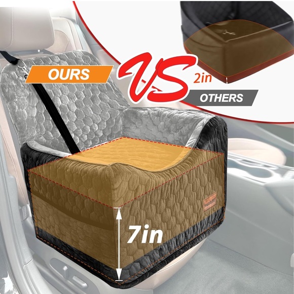 Lingusta extra high booster pet/dog car seat- New with tags- Pets up to 35 lbs - Picture 7 of 9